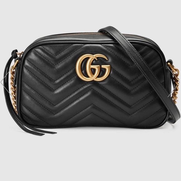 Gucci Handbags - GG Marmont small matelasse shoulder bag